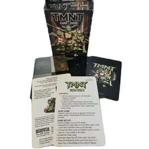 Teenage Mutant NT Card Game, Age 6+, See Thru Cards, Orig Box, *See Description*